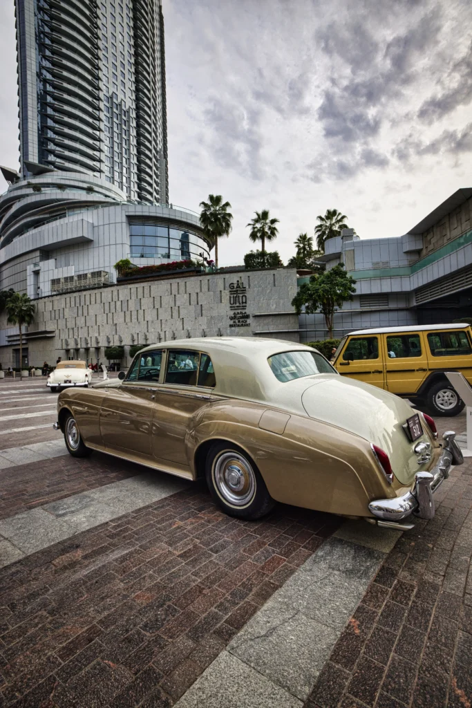 Antique Car in Classic Cinematic Style