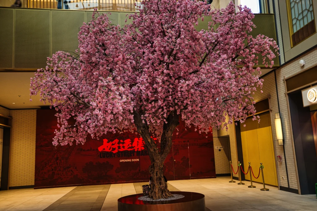 Chinese Cultural Zone at Dubai Mall – Lanterns, Decor, and Traditional Elements