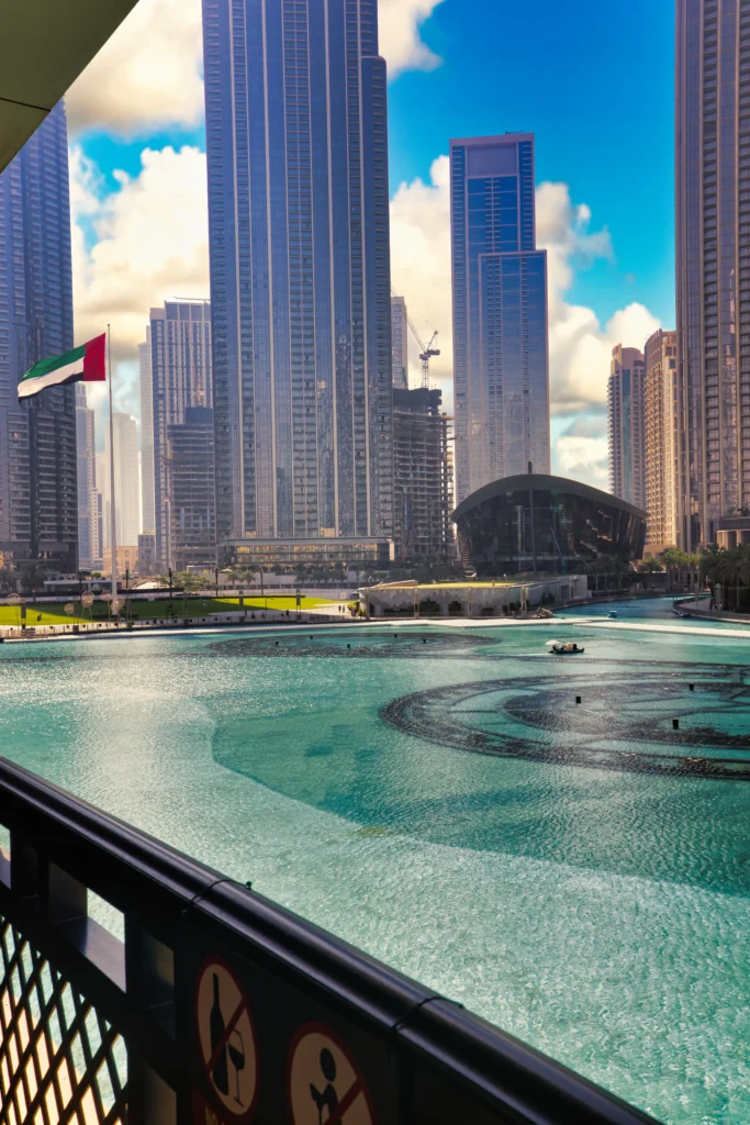 UAE National Flag Waving in the Wind – Symbol of Pride and Unity