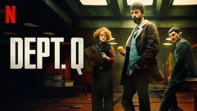 Matthew Goode in Dept Q Season 1 Netflix crime thriller detective drama