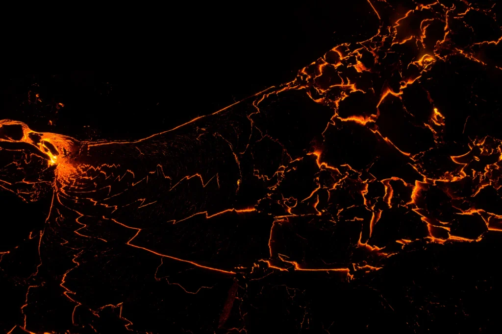 Erupting volcano in cinematic frame — raw natural power captured by DICAPLO
