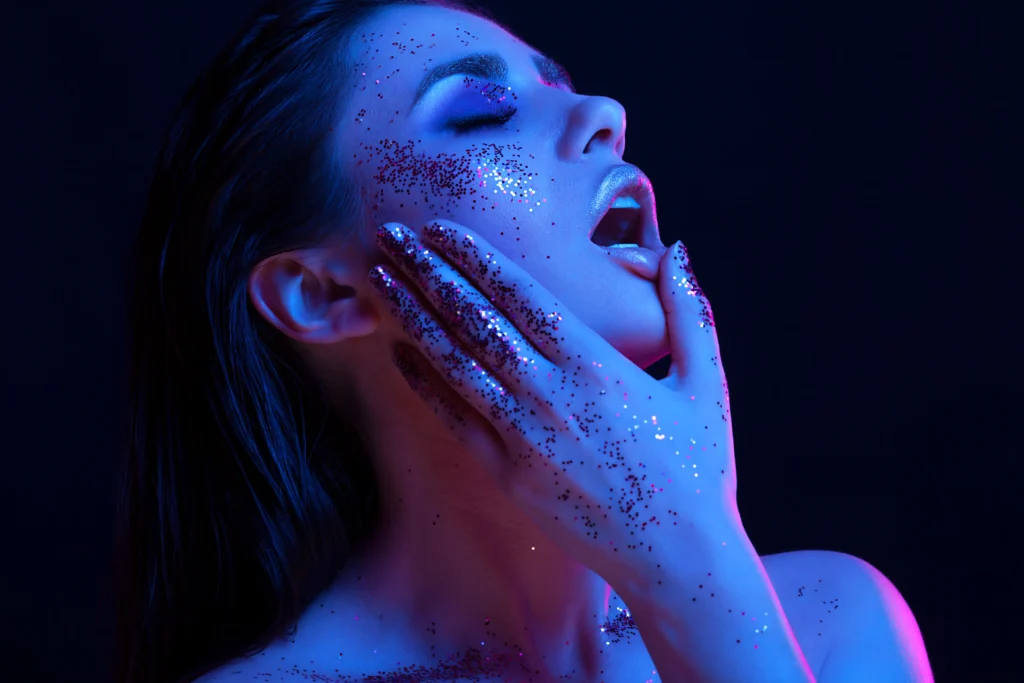 Portrait of a woman's face — cinematic expression captured by DICAPLO