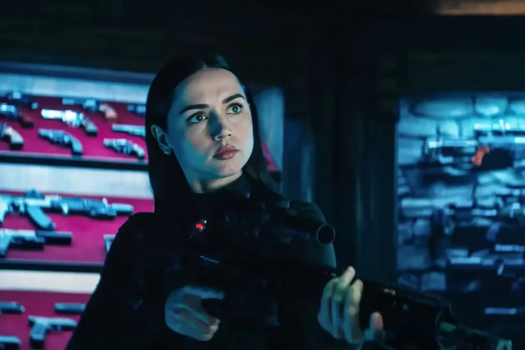 Ana de Armas as Ballerina in John Wick spinoff – action fight scene still