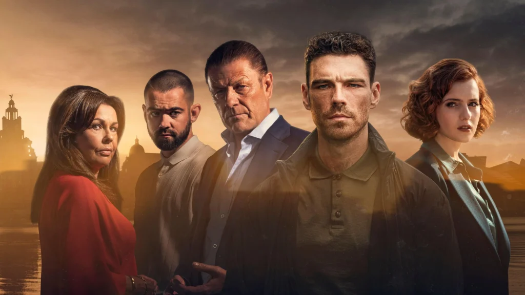This City Is Ours (2025) BBC crime drama series poster — Sean Bean as Liverpool gang leader