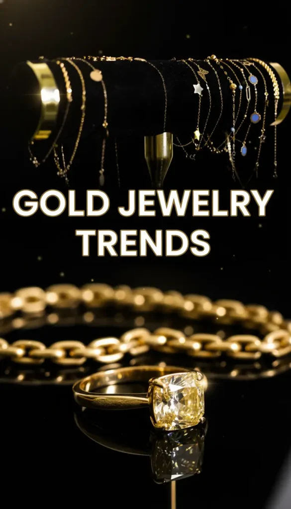 “Close-up of elegant gold necklace with diamonds, luxury Elisa jewelry”