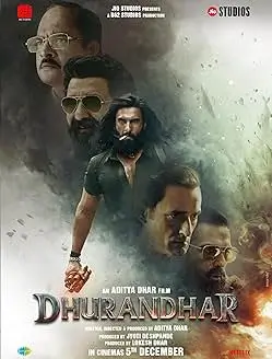 Durandhar upcoming Hindi action film featuring Ranveer Singh in an intense cinematic role